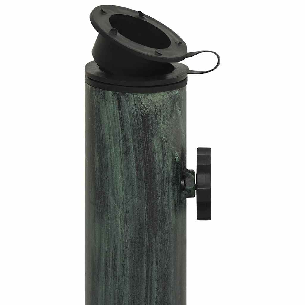 Vidaxl Podstawa Pod Parasol, Zielona, 44X44X31 Cm, Żeliwo