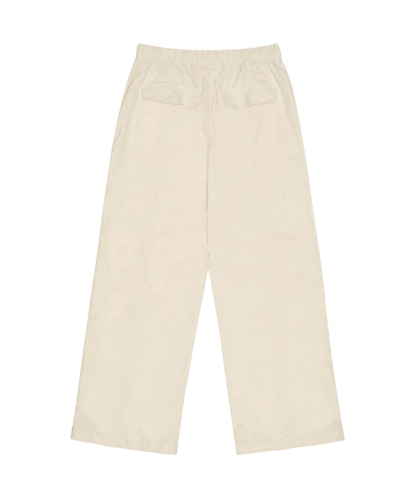 AMES-WORLDWIDE Nylon Wide Pants Ivory