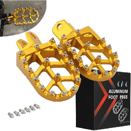 JFG RACING Dirt Bike Foot Pegs,7075 Aluminum CNC Pedals Rests For Surron Light Bee X And S/E Ride Pro S SS SR/CRF150F CRF230F 03-19/CRF250F