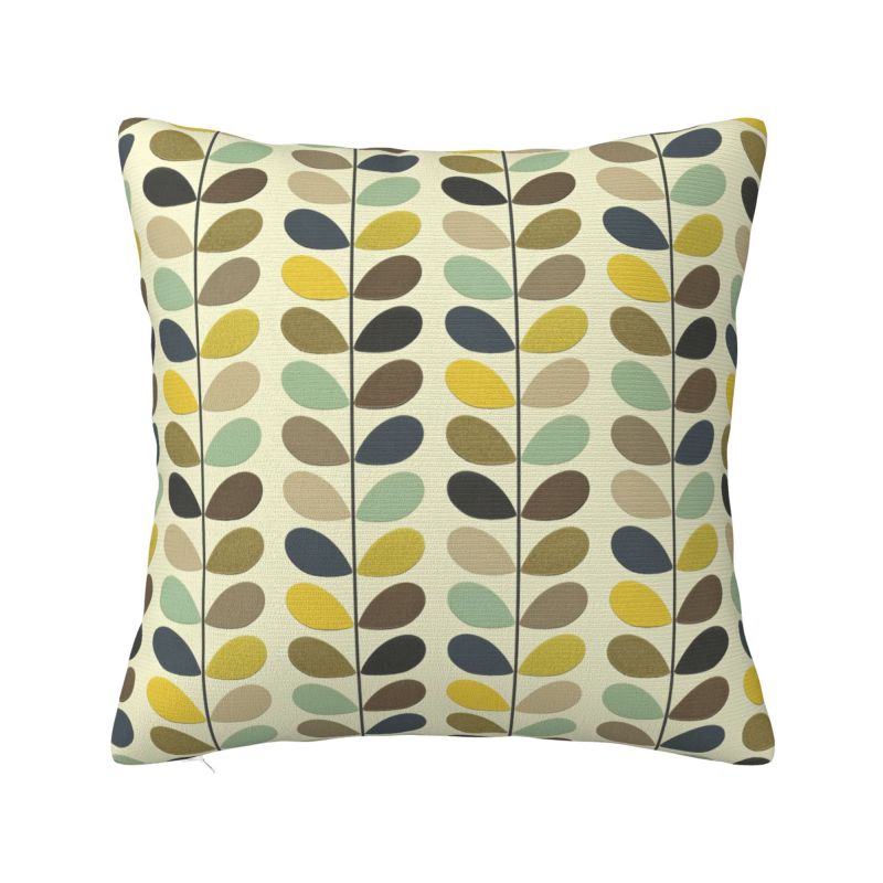 Подушка с принтом Orla Kiely Abstract Multi Stem в стиле Мид-сенчури Скандинавский Геометрический Чехол для Подушки Декор Гостиной Квадратный
