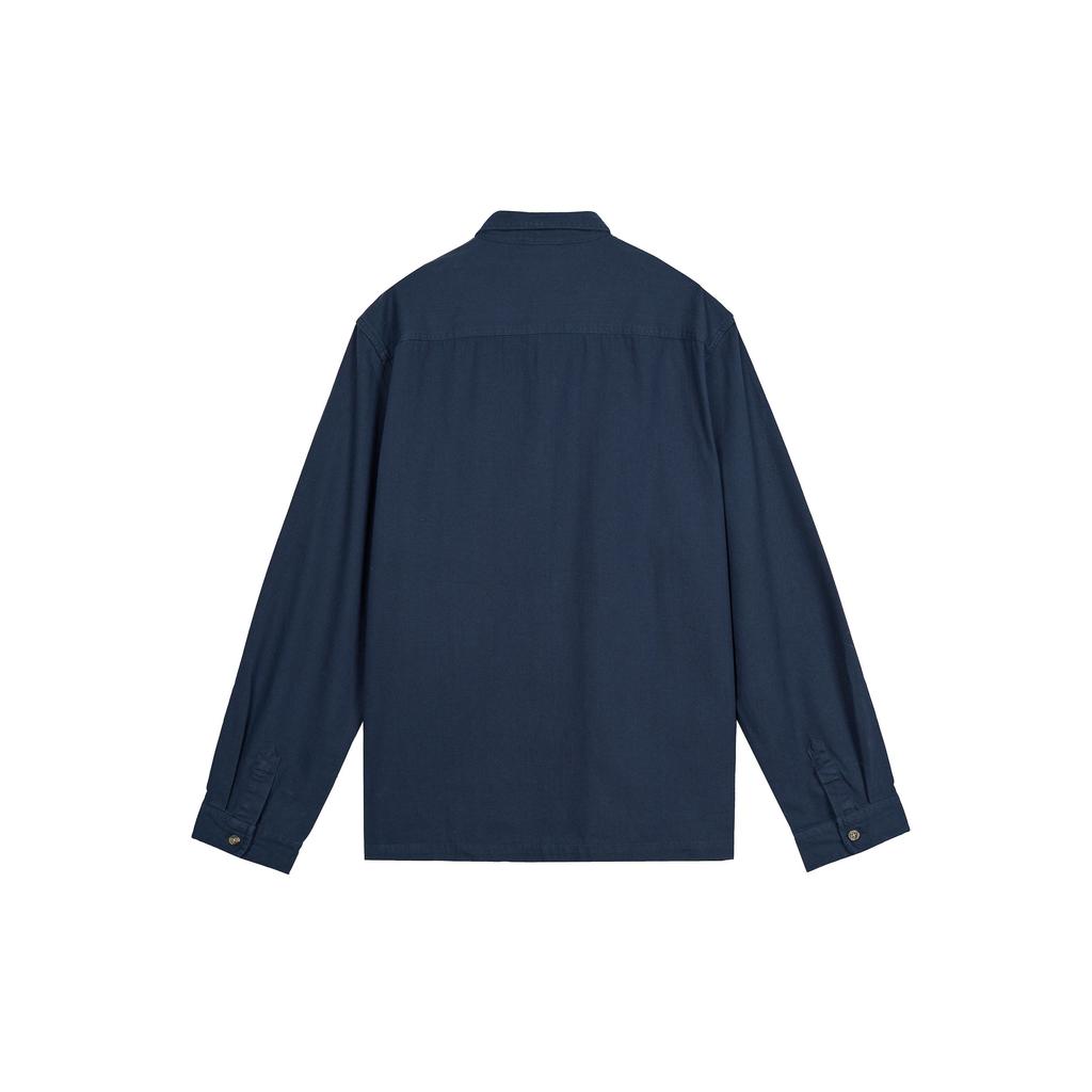 Timberland Однотонная мужская куртка с длинным рукавом и воротником-стойкой, темно-синяя A5Y9N-433