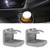 2pcs Foldable Car Cup Holder Vehicle Door Drink Holder with Screws for Marine Suv Van Boat