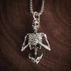 European and American Halloween Punk Style Skull Fashion Retro Jewelry Necklace Pendant