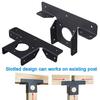 Металлический кронштейн для перголы, нержавеющий, повышенной прочности, сильная фиксация, сверхмощный угловой кронштейн, набор для работы по дереву, DIY Post Base Kit