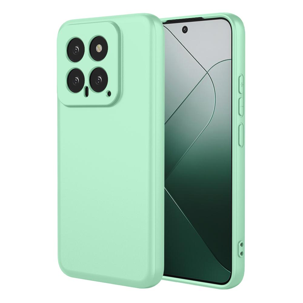 Гибкий чехол из жидкого силикона TPU для Xiaomi 14T Pro Mi 14 13 12 Lite 13T 12T G Защитный чехол Fundas Coque Capa