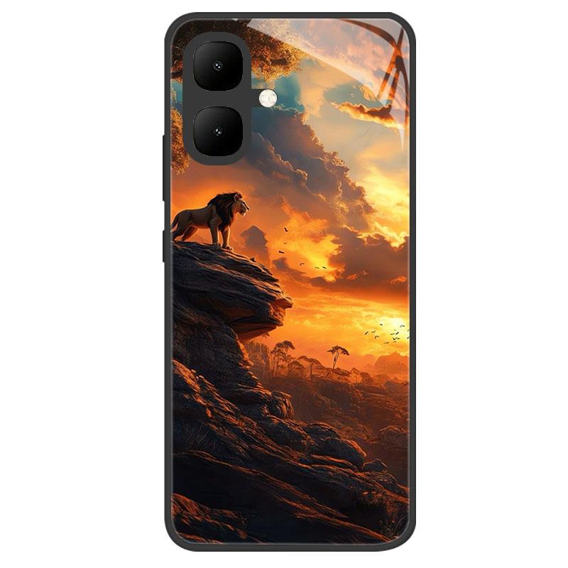 Чехол для Infinix Smart 10 Новый Роскошный Закаленное Стекло Защитный Чехол для Телефона Для Infinix Smart10 X6725 Корпус Полное Покрытие Coque