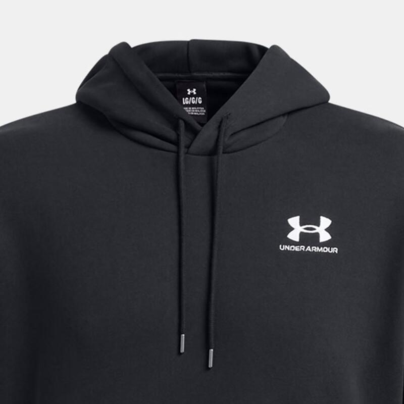 Under Armour Спортивная толстовка с капюшоном и длинным рукавом, мужская толстовка, черная 1388020-001
