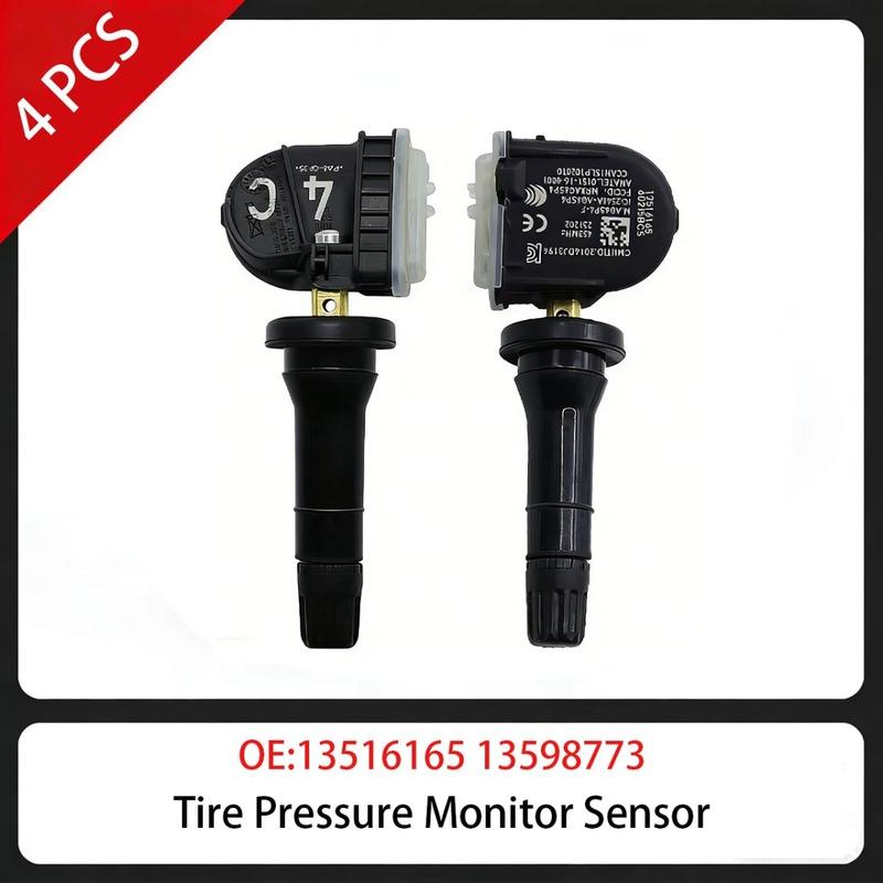4 PCS Tire Pressure Monitor Sensor 13516165 13598773 433MHz For Cadillac CT6 XT4 XT5 XT6 Chevrolet Equinox Traverse