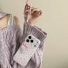 Корейский розовый чехол для iPhone с изображением сердечка, десерта и кошки для 17/16 Pro Max/15/14