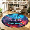 Round Rug Custom NameMinecraft Pattern Non Slip Carpet Home Floor Decor