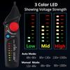 Non-Contact Voltage Tester Electrical Voltage Detector AC 12V-1000V/48V-1000V Auto/Manual Dual Mode Electrical Testers with LED Flashlight