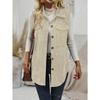 Spring and Autumn Women's Waistcoat, Lapel Cardigan, Casual Commuting Women's Vest