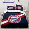 Bayern Munich Pattern Bedding Quilt Set  Home Decoration  Gift (1 * duvet cover + 2 * pillowcase  without core)