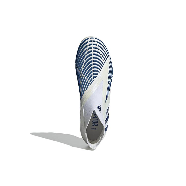 Adidas Predator Edge+ AG Artificial Ground Abrasion Resistant Abrasion Resistant Soccer Shoes Men's White Blue GZ4647