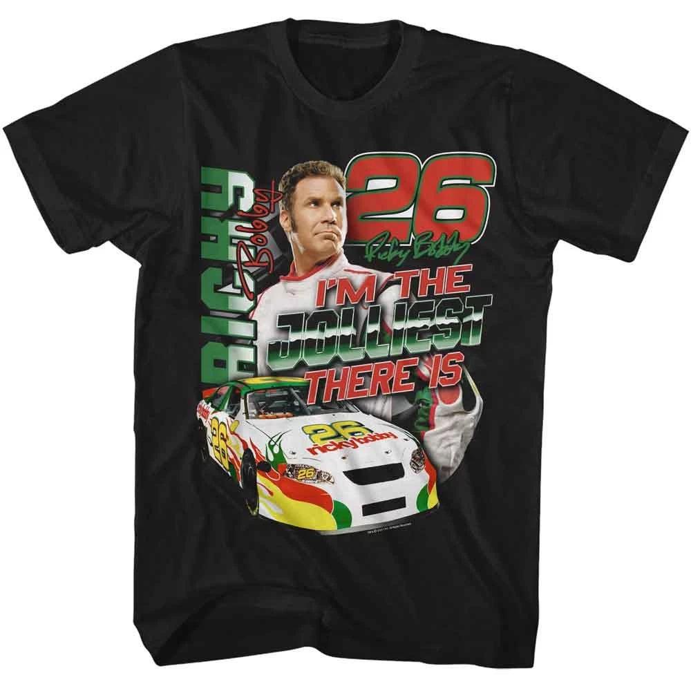 Talladega Nights - Jolliest There Is - American Classics - Black Front Print Adu