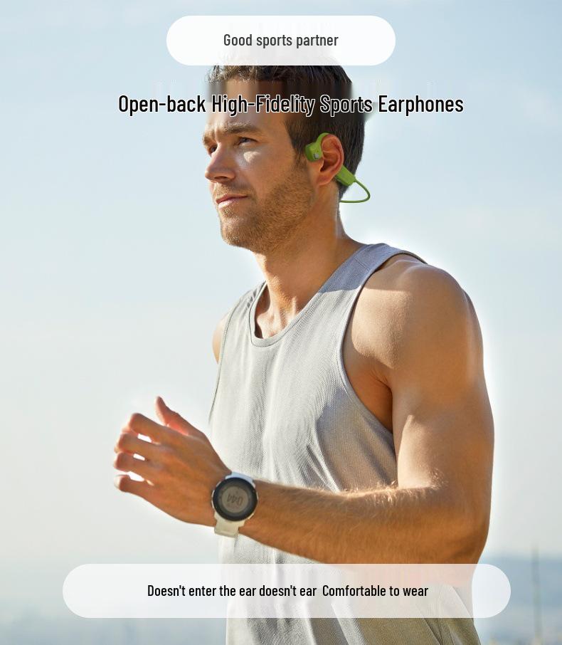 Спортивная Bluetooth-гарнитура с костной проводимостью: Беспроводные, Открытого типа, Низкая задержка
