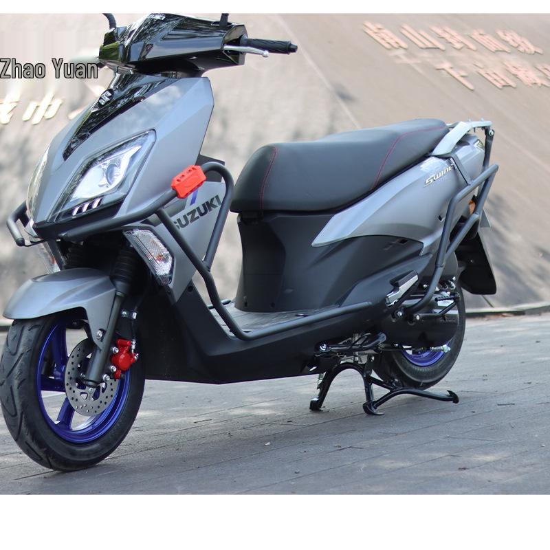 Легкий Мотоцикл Suzuki UY125 Защитные Противоударные Дуги - Передний и Задний Бамперы из Углеродистой Стали