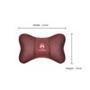 AOU4   Ice Silk Car Seat Neck Pillow Leather Cotton Headrest For Citroen C4 C3 C2 C1 Berlingo Xsara  Car Interior Head Support keychain