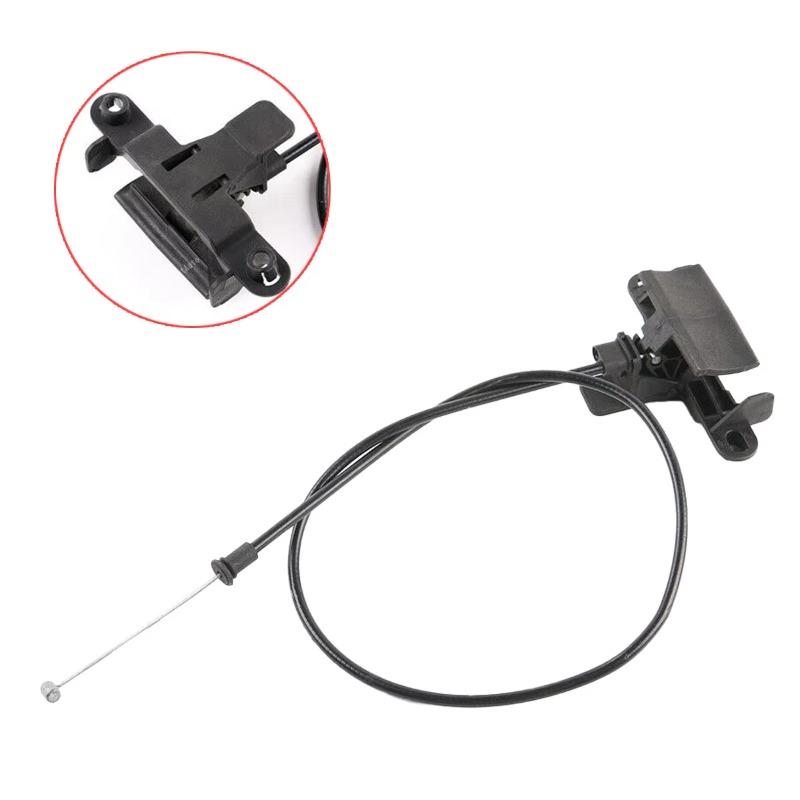 51237164798 Car Hood Release Cable with Handle Black for BMW X5 X6 E70 E71 E72 2008-2014 51237164798