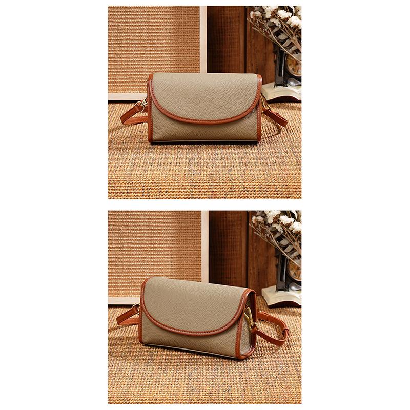 Женская сумка Net Celebrity Hot Style Small Square Bag 2025 года, модная сумка в стиле вестерн, контрастные цвета, нишевый стиль, легкие роскошные сумки через плечо из коровьей кожи