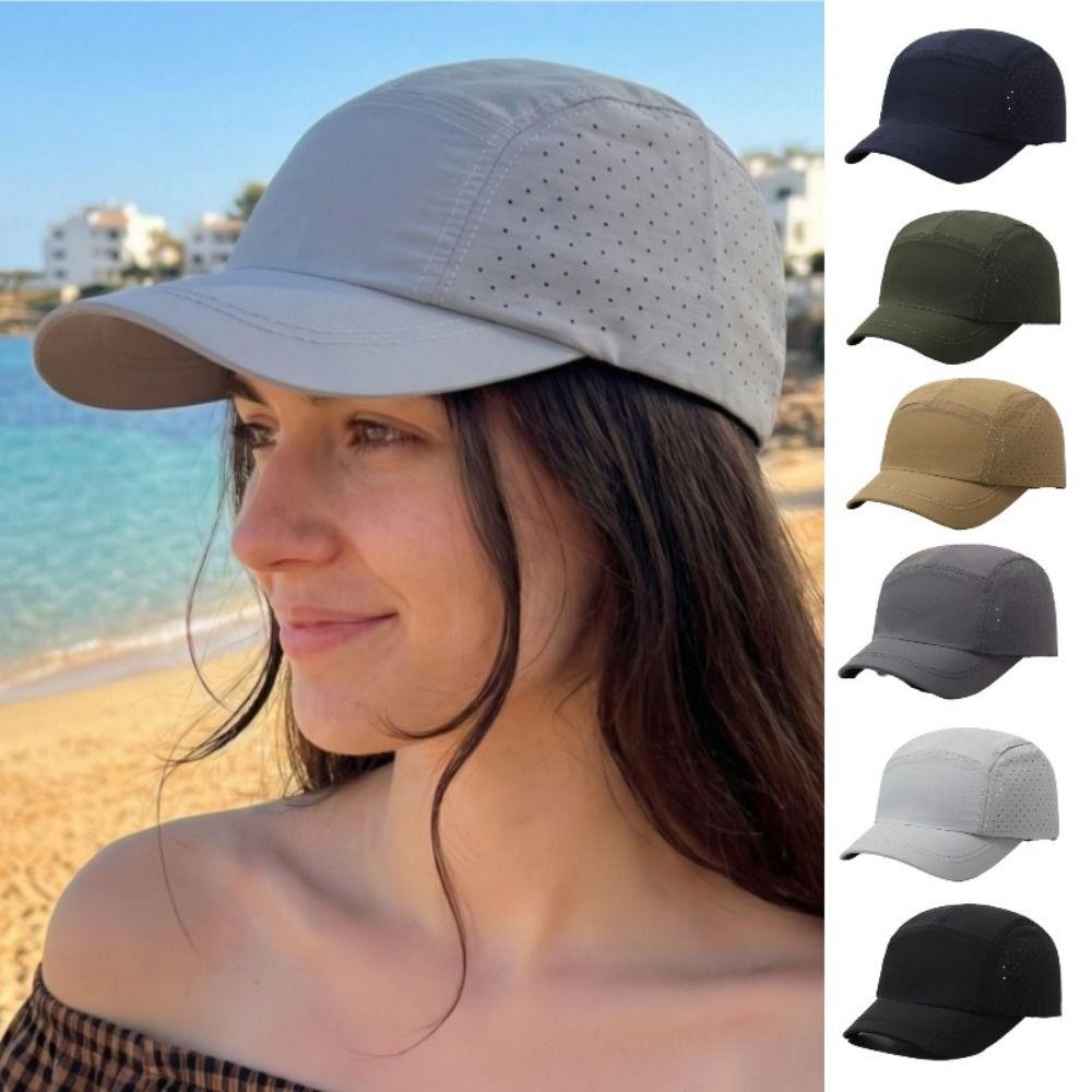 Adjustable Mesh Baseball Cap Ultralight Sports Caps Casual Sun Hat Unisex