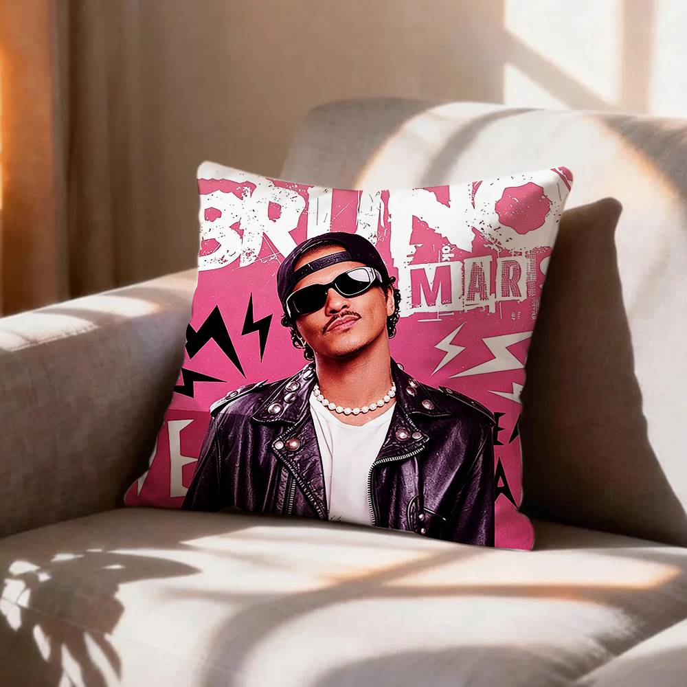 COOL The ROMATIC BBruno Mars Pillow Case Pattern Printed Pillowcase For Living Room Sofa Cushion Cover