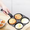 4 Grids Fried Egg Pan Non-stick Pancake Pan Hamburg Maker Divided Egg Skillet  Steak