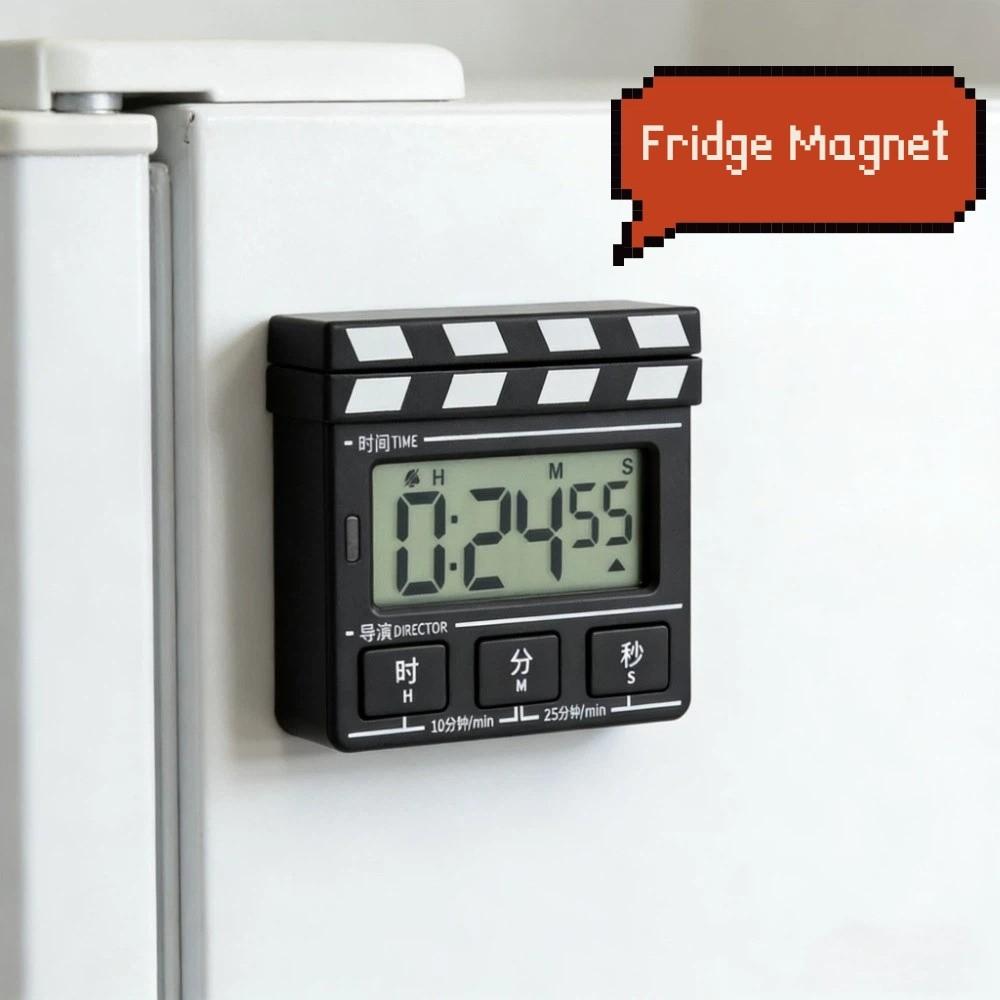Vintage Countdown Reminder Alarm Clock Multifunctional Magnetic Cooking Timer Meeting