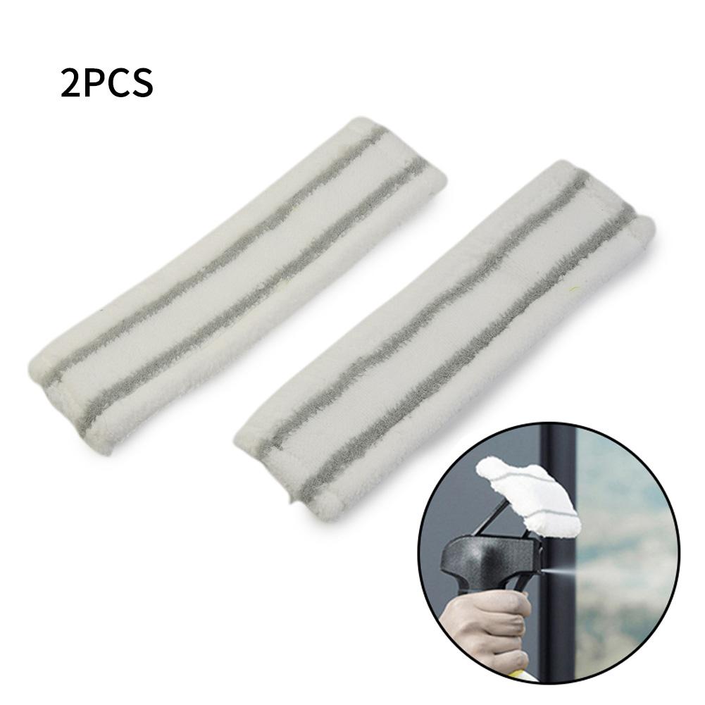 2pcs Microfiber Mop Cloths Household Glass Door Cleaning Tools For Karcher WV1 WV50 WV75 Window Machine Cleaner Parts