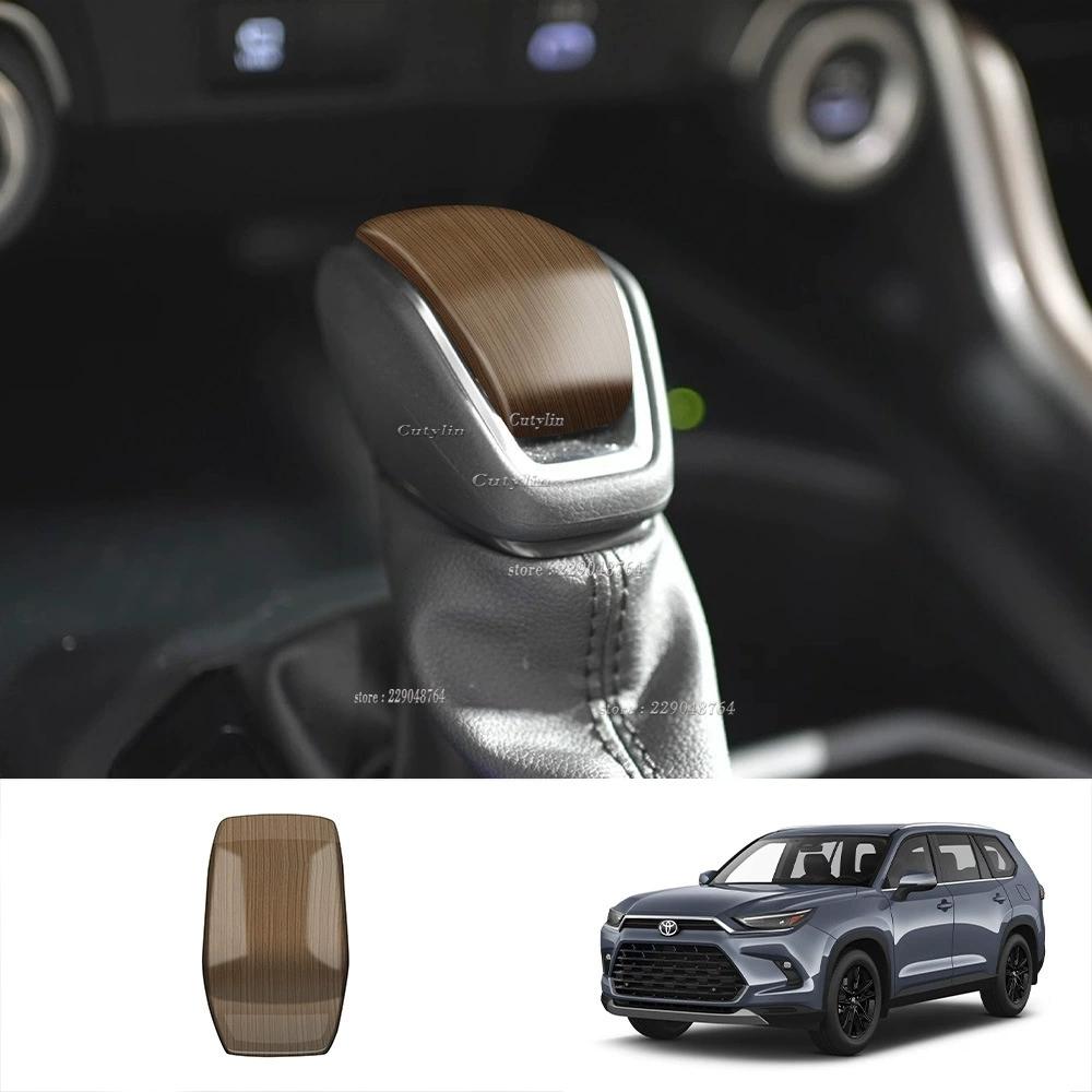 LHD for Toyota Grand Highlander 2024 2025 ABS Wood Window Rise Switch Gear Shift Panle trument Readlamp AC Vent Armest Cover