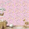 Wallpaper plants lavender and powder pink for living room and bedroom 50x1000