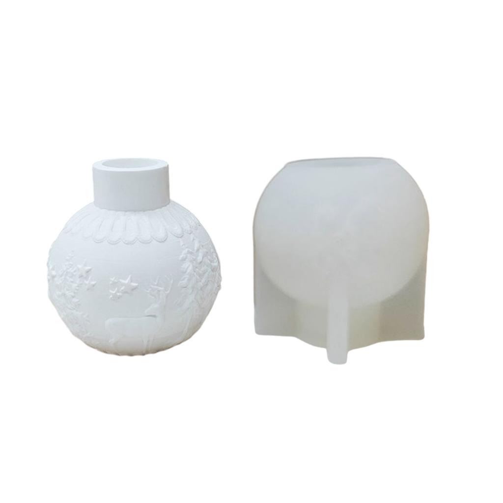 Модная прочная силиконовая форма, портативный аксессуар для сферических подсвечников, простая в использовании, несколько размеров, для ежедневного использования