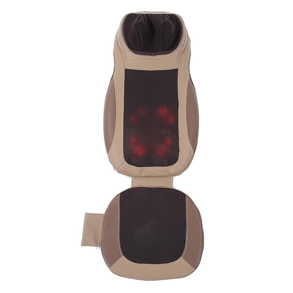 Massage Seat Cushion Heated Neck Back Waist Hip Massage Chair for Home and Car Use