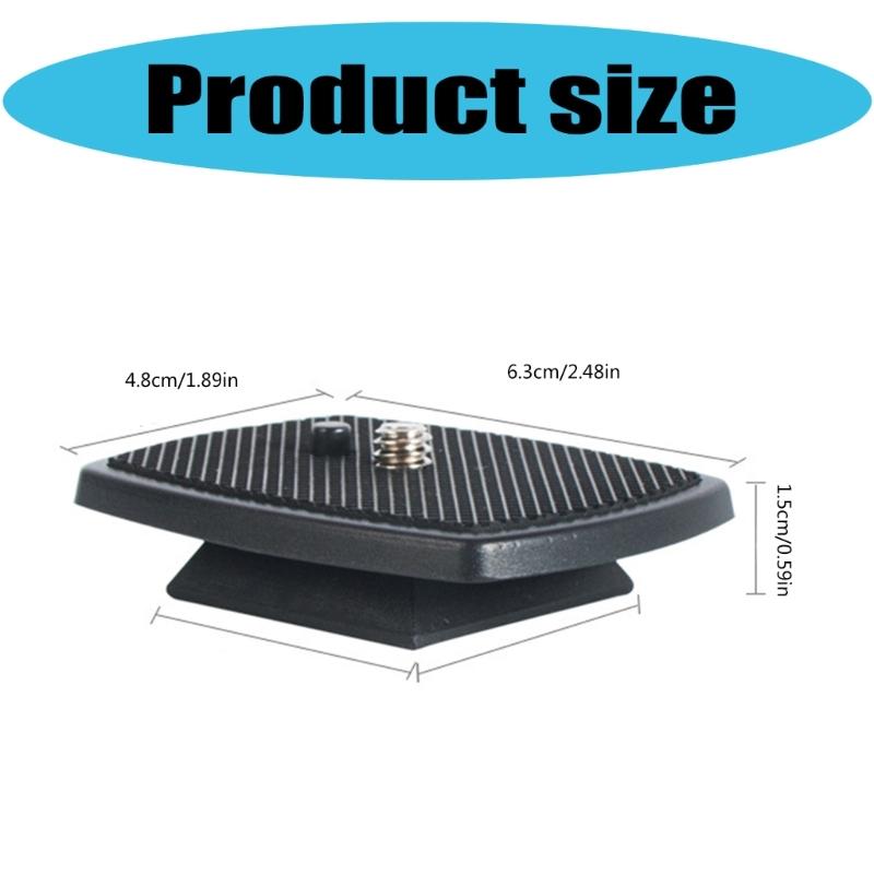 Secure Quick Release Tripod Mounting Plate Secure Camera Attachment For CX-444 CX-888 CX-460 Vct668 St666 690