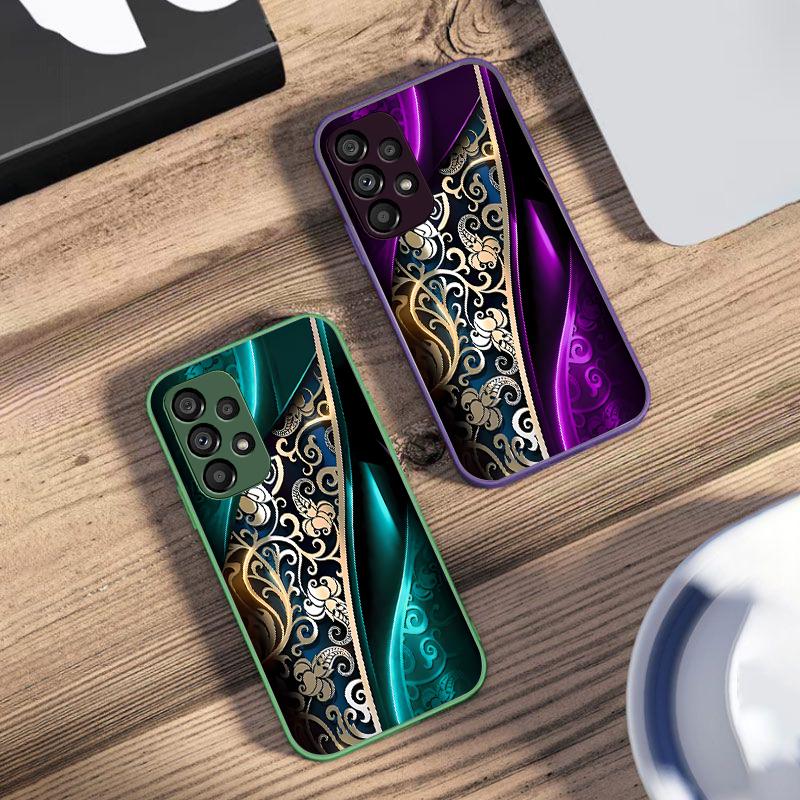 Fate Gear Black Для Samsung Galaxy S10 4G S20 11E 30 S21 21Fe 22 S24 Pro S23 Ultra 5G S8 S9 Чехол для телефона из закаленного стекла