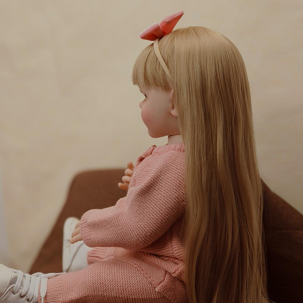 55 см мягкая силиконовая виниловая игрушка для всего тела, кукла Reborn для маленьких девочек, Бетти, реалистичный парик для новорожденного, подарки для детей, игрушки