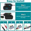 18V To 5-13V Step Down Converter For Makita/Dewal/Milwauke/Bosch/Einhel 18V Battery Cigarette Lighter Adapte Voltage Regulator