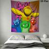 Gang Beasts Wall Hanging Printed Fabric Blanket Decorative Tapestries for Bedroom Living Room Home Decor