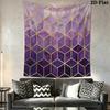 Simple Geometry Wall Tapestry Aesthetic Wall Hanging Printed Fabric Blanket Decorative Tapestries for Bedroom Living Room Home Decor