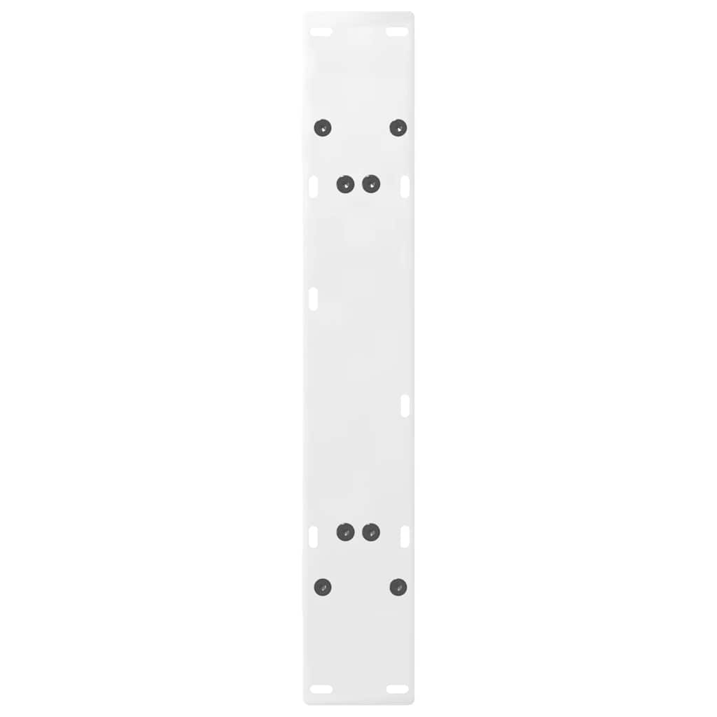 Vidaxl Nogi Do Stolika Kawowego, 2 Szt., Biale, 80X(72-73) Cm, Stal