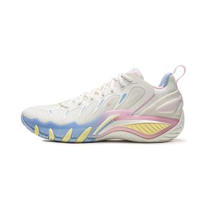 Li Ning Дышащие Амортизирующие Низкие Баскетбольные Кроссовки Мужские Цвет Слоновой Кости ABFW011-3