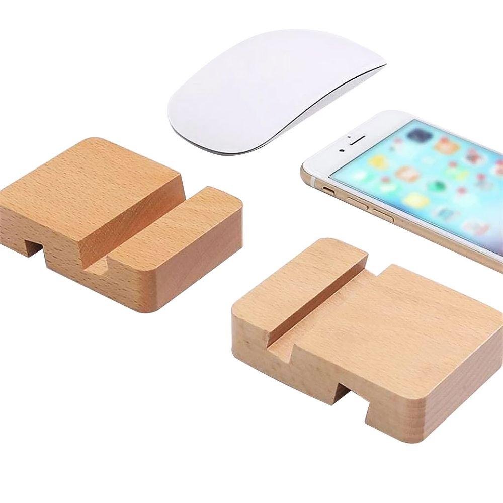 Slot Cell Phone Holder Desk Tablet Stand Slot Wood Bracket Mobile Phone Holder Wooden Phone Holder