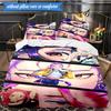 Kpop cartoon 3pcs K-pop music group Bedding set,Ideal for Bedroom, Dormitory,Including Duvet Cover And 2pcs Pillowcases,Fan gifts