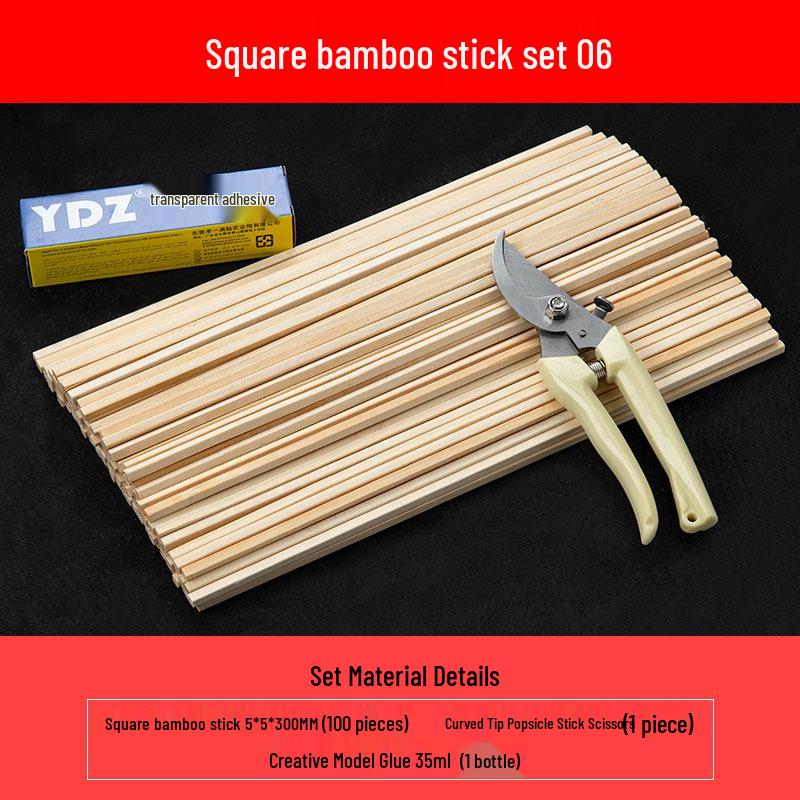 DIY Bamboo Architectural Model Rods