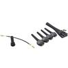4/4 Violin Chinrest with Tailpiece Tail Rope Tuning Peg Endpin Screw Violin Accessory Kit