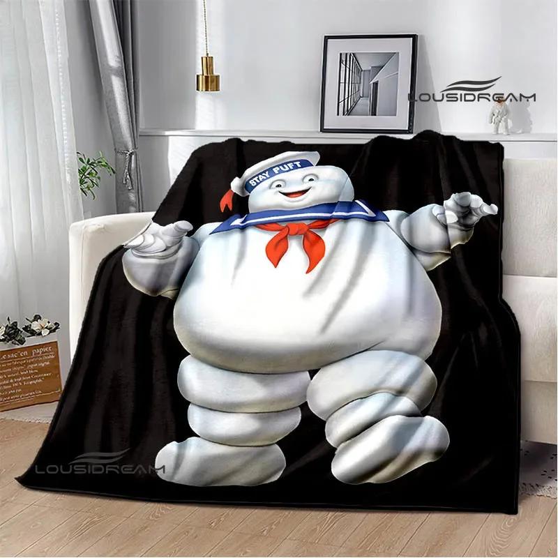 G-Ghostbusters Мультяшное одеяло Теплое фланелевое одеяло Мягкое и удобное Домашнее дорожное одеяло Постельное белье Подарок на день рождения