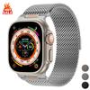 Миланская петля Ремешок для часов Apple watch Ultra 3 Браслет 49 46 44 45мм Браслет iWatch Серии 11 10 9 8 7 6 5 4 Магнитные браслеты