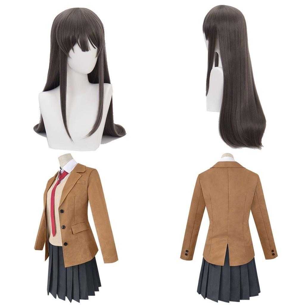 Премиальный костюм для косплея Seishun Buta Yarou Wa Bunny Girl Sakurajima Mai Полный комплект наряда для захватывающих вечеринок и мероприятий