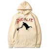 Rapper Playboi Carti Die Lit Graphic Hoodies Unisex Hip Hop Gothic Long Sleeve Casual Fleece Oversized Sweatshirt Streetwear