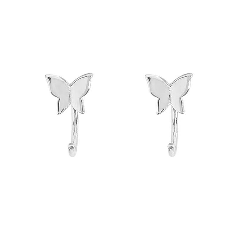 Серьги-крючки-бабочки Niche Ins Wind Earrings Temperament Earrings Простые женские ушные отверстия